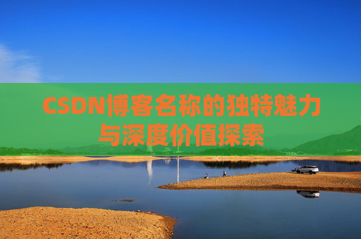 CSDN博客名称的独特魅力与深度价值探索